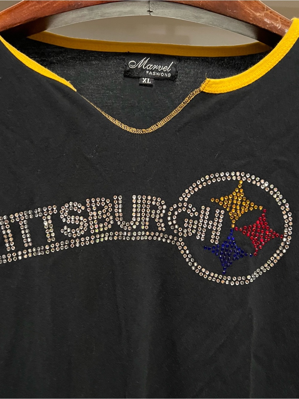 Pittsburgh Rhinestone Long-Sleeve - Picture 2 of 5